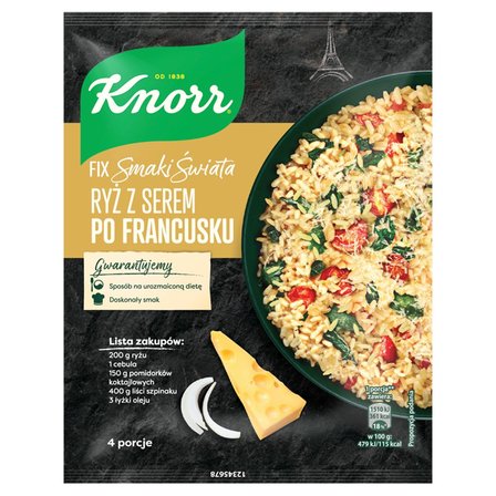 Knorr Fix Smaki Świata Ryż z serem po francusku 45 g (1)