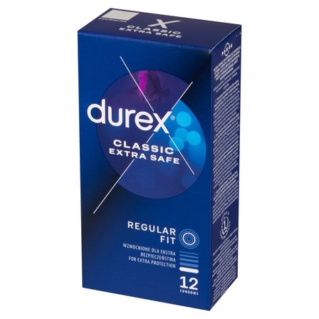 Durex Classic Extra Safe Prezerwatywy 12 sztuk (2)