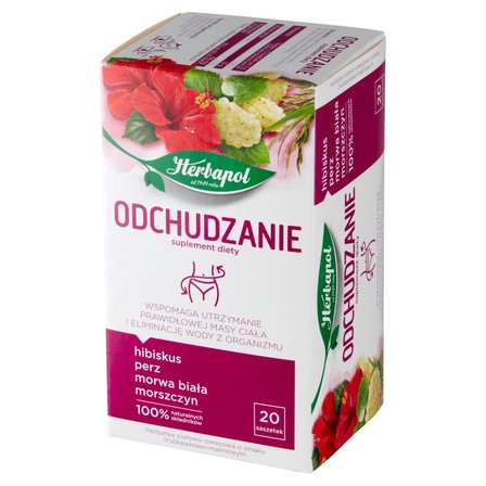 Herbapol Odchudzanie Suplement diety herbatka ziołowo-owocowa 40 g (20 x 2 g) (2)