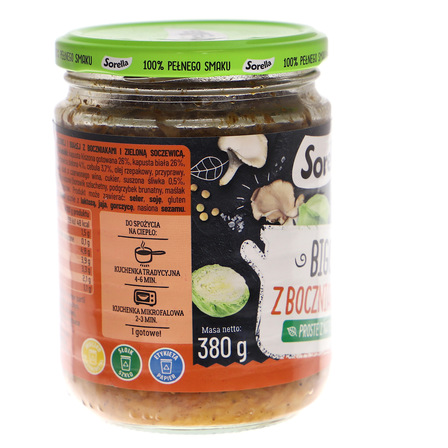 Sorella Vegan Bigos z boczniakami 380 g (10)