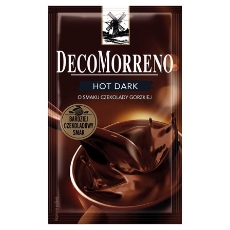 DecoMorreno Hot Dark Napój instant o smaku czekolady gorzkiej 25 g (1)