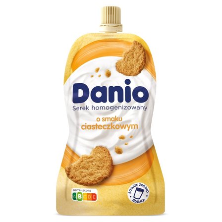 Danio Serek homogenizowany o smaku ciasteczkowym 120 g (1)