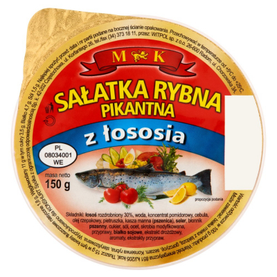 MK Sałatka rybna pikantna z łososia 150 g (1)