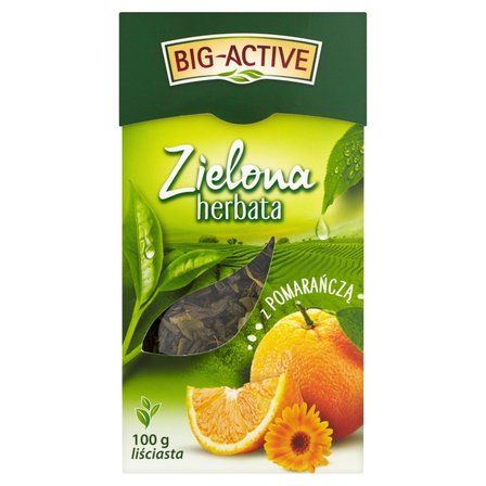 Big-Active Zielona herbata z pomarańczą liściasta 100 g (3)