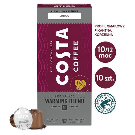 COSTA COFFEE Warming Blend Lungo Kawa w kapsułkach 57 g (10 x 5,7 g) (8)