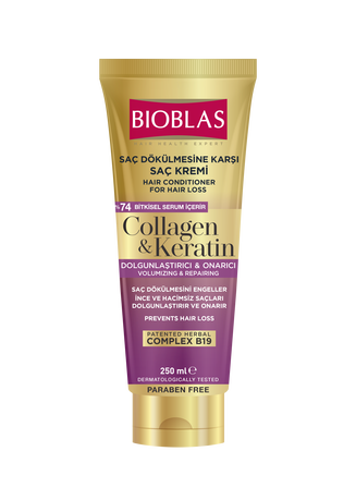 BIOBLAS Collagen&Keratin Kolagenowo- keratynowa odżywka do włosów, 250ml (1)