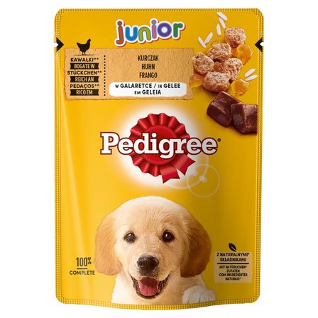 Pedigree Vital Protection Junior Karma pełnoporcjowa z kurczakiem i ryżem w galaretce 100 g (1)