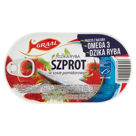 Graal Szprot w sosie pomidorowym 170 g (1)