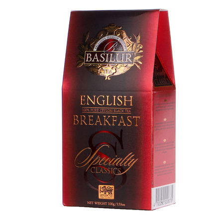 Basilur TEA english breakfast  drobno cięta herbata czarna bez dodatków 100g (1)
