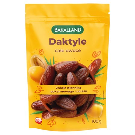 Bakalland Daktyle całe owoce 100 g (1)