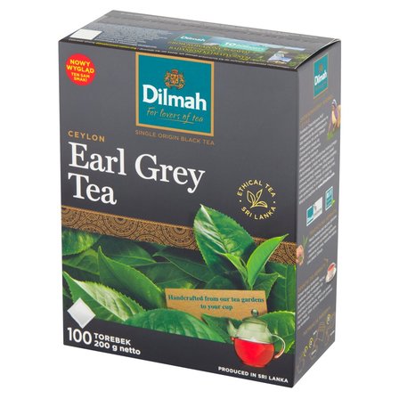 Dilmah Ceylon Earl Grey Tea Czarna herbata aromatyzowana 200 g (100 x 2 g) (2)