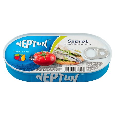 Neptun Szprot w sosie pomidorowym 170 g (2)