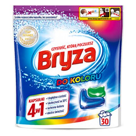 Bryza 4w1 Kapsułki do prania do koloru 600 g (30 prań) (1)