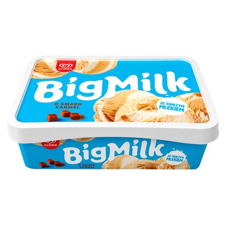 Big Milk Lody o smaku karmel 1000 ml (1)