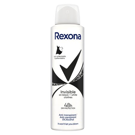 Rexona Invisible Antyperspirant w aerozolu 150 ml (1)