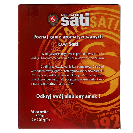 Cafe Sati Kawy aromatyzowane 500 g (2 x 250 g) (4)