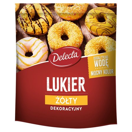 Delecta Lukier dekoracyjny żółty 80 g (1)