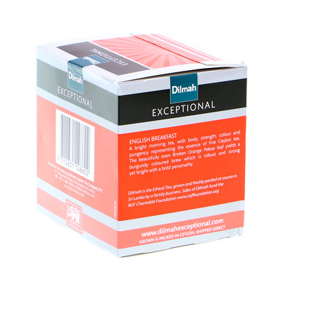 DILMAH EXCEPTIONAL ENGLISH BREAKFAST CZARNA KLASYCZNA CEJLONSKA HERBATA 40G (11)