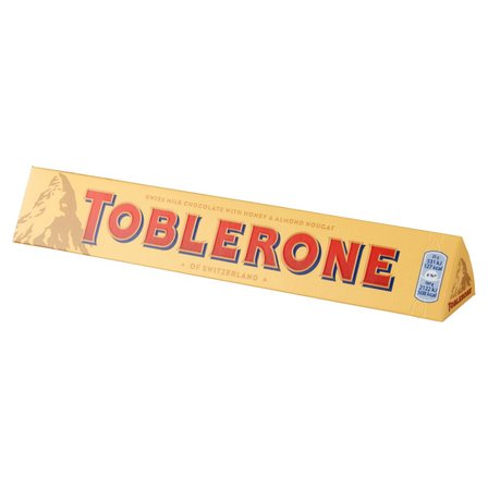 Toblerone Szwajcarska czekolada mleczna z nugatem miodowo-migdałowym 100 g (2)