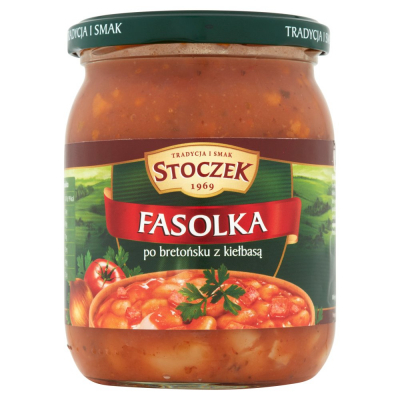 Stoczek Fasolka po bretońsku z kiełbasą 500 g (1)