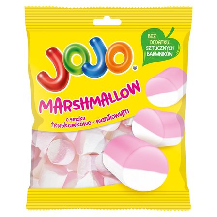 Jojo Marshmallow Pianki o smaku truskawkowo-waniliowym 86 g (1)
