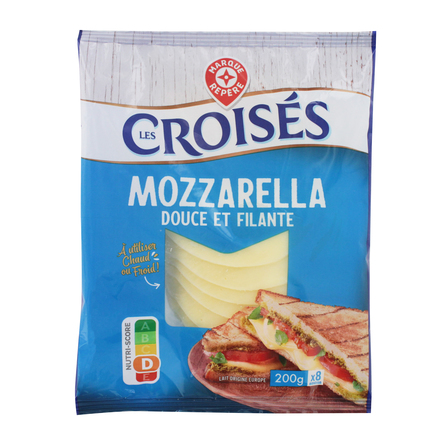 Wiodąca marka ser mozarella w plastrach 200g (1)