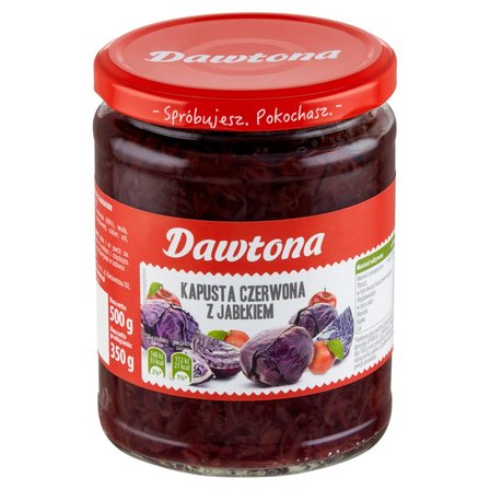 Dawtona Kapusta czerwona z jabłkiem 500 g (2)