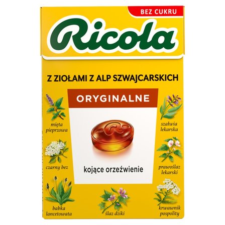 Ricola Szwajcarskie cukierki ziołowe oryginalne 27,5 g (1)