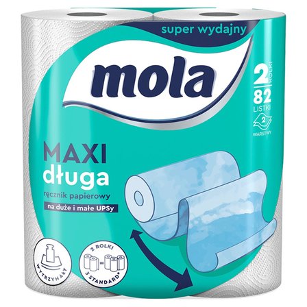 Mola Maxi długa Ręcznik papierowy 2 rolki (1)