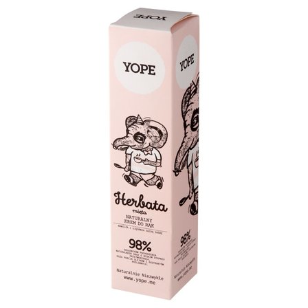 Yope Naturalny krem do rąk herbata mięta 100 ml (2)