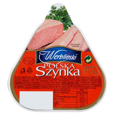 Werbliński Polska szynka 110 g (1)