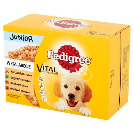 Pedigree Vital Protection Junior w galarecie Karma pełnoporcjowa 1,2 kg (12 x 100 g) (2)