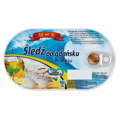 MK Śledź po gdańsku w oleju 170 g (1)