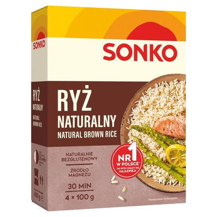 Sonko Ryż naturalny 400 g (4 x 100 g) (1)