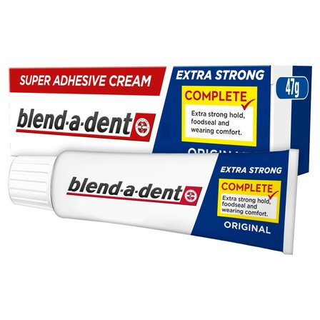 Blend-a-dent Complete Krem do protez o smaku original, 47 g (4)