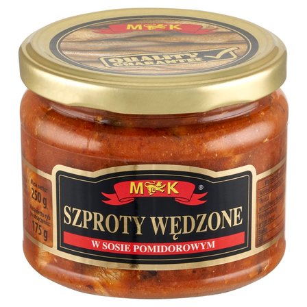 MK Szproty wędzone w sosie pomidorowym 250 g (2)