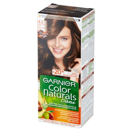 Garnier Color Naturals Crème Farba do włosów naturalnie złoty brąz 4.3 (2)