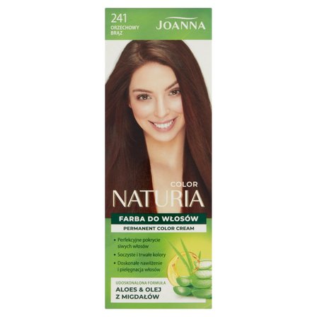 Joanna Naturia Color Farba do włosów orzechowy brąz 241 (1)