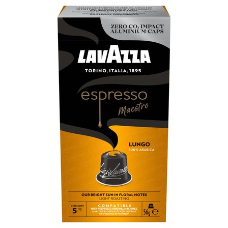 Lavazza Espresso Maestro Lungo Kawa palona mielona w kapsułkach 56 g (10 sztuk) (1)