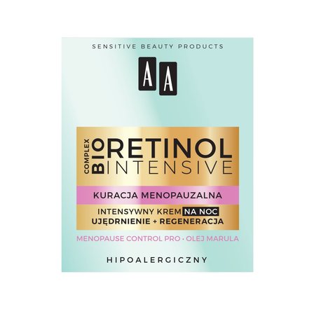 AA Retinol Intensive Kuracja Menopauzalna krem intensywny na noc ujędrnienie + regeneracja 50 ml (1)