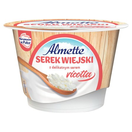 Almette Serek wiejski z delikatnym serem ricotta 150 g (1)