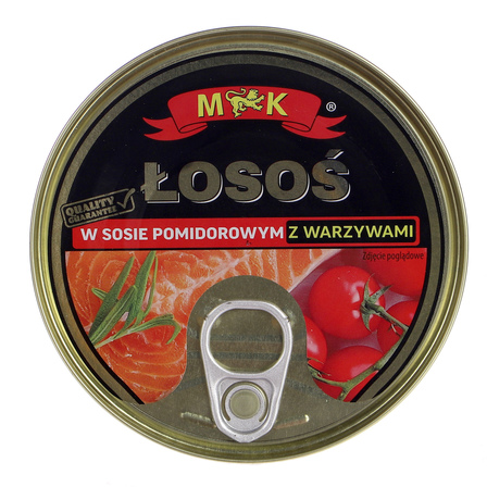 MK łosoś w sosie pomidorowym z warzywami 160g (1)