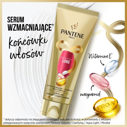 Pantene Pro-V Wzmacniające Serum bez spłukiwania Infinitely Long | Do zniszczonych włosów | 200 ml (3)