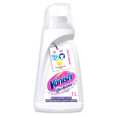 Vanish Oxi Action Odplamiacz do białych tkanin w płynie 1 l (2)