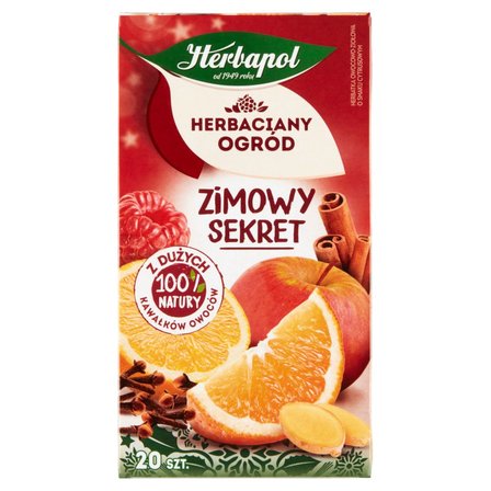 Herbapol Herbaciany Ogród Herbatka owocowo-ziołowa zimowy sekret 60 g (20 x 3 g) (1)