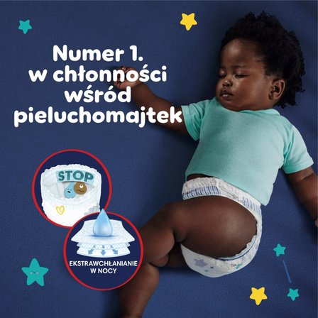 Pampers Night Pants Pieluchomajtki, rozmiar 6, 19 sztuk, 15kg+ (2)