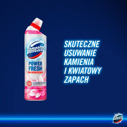 Domestos Power Fresh Floral Fresh Żel do toalet 700 ml (2)