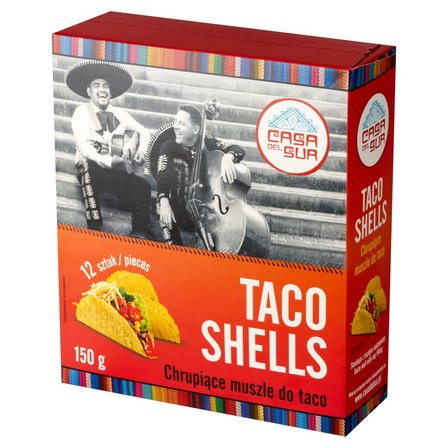 Casa de Mexico Chrupiące muszle do taco 150 g (12 sztuk) (2)