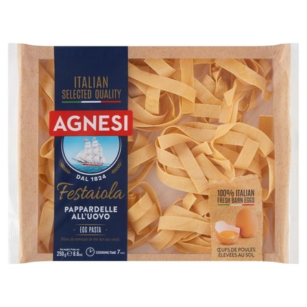 Agnesi Pappardelle Makaron jajeczny 250 g (1)