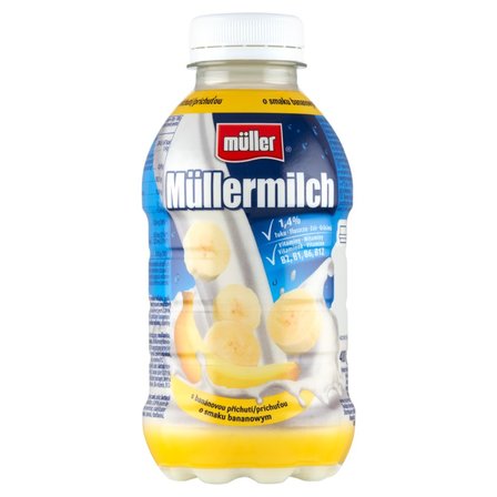 Müller Müllermilch Napój mleczny o smaku bananowym 400 g (1)